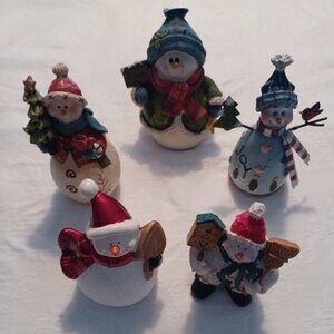 snowmen knickknacks